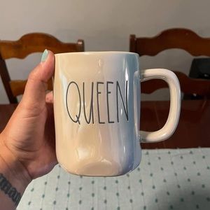 Rae Dunn “Queen” Iridescent Coffee Mug